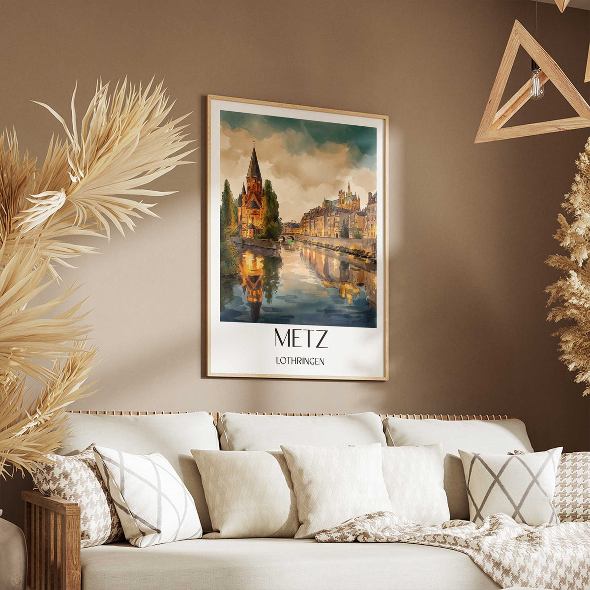 metz-lothringen-frankreich-poster-aquarell