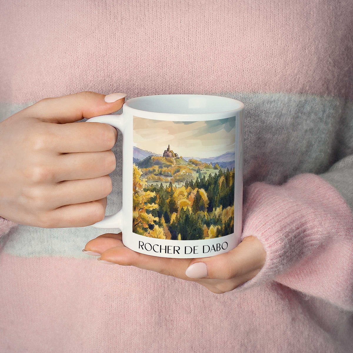 rocher-de-dabo-moselle-frankreich-kaffeebecher-aquarell
