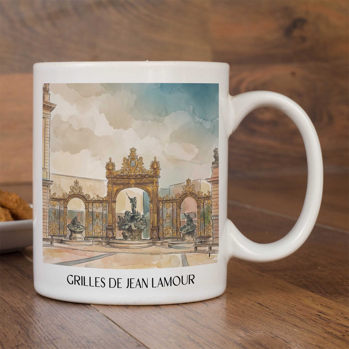 grilles-de-jean-lamour-nancy-frankreich-kaffeebecher-aquarell