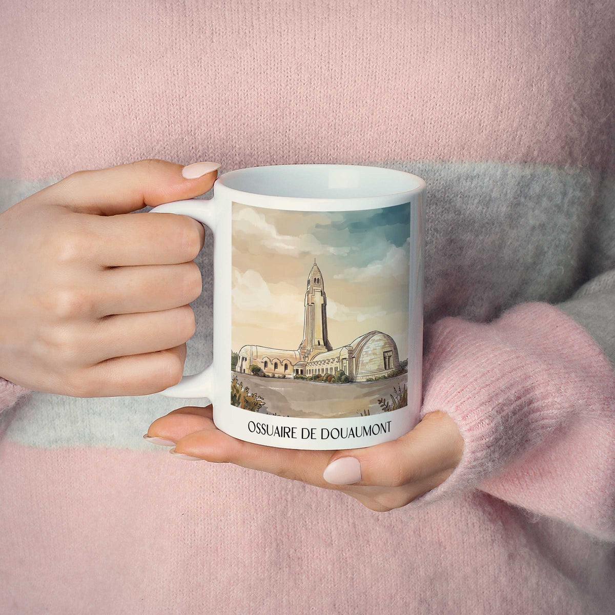 ossuaire-de-douaumont-verdun-frankreich-kaffeebecher-aquarell
