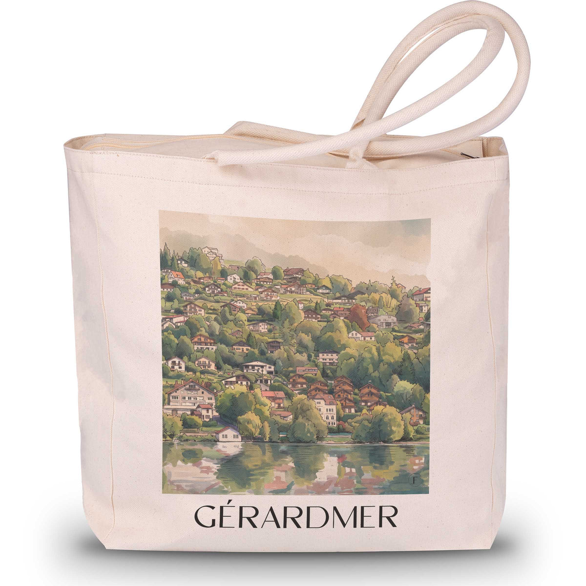 gérardmer-vosges-frankreich-einkaufstasche-aquarell