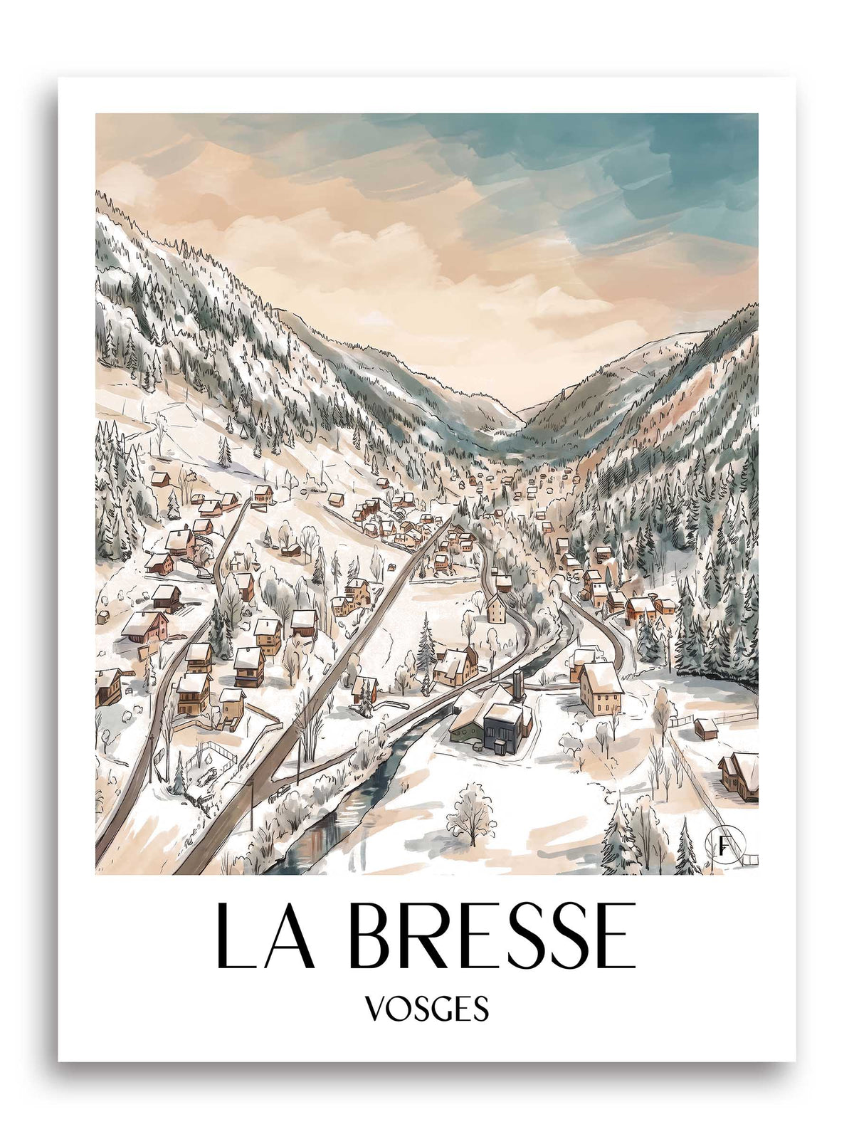 la-bresse-vosges-frankreich-poster-aquarell