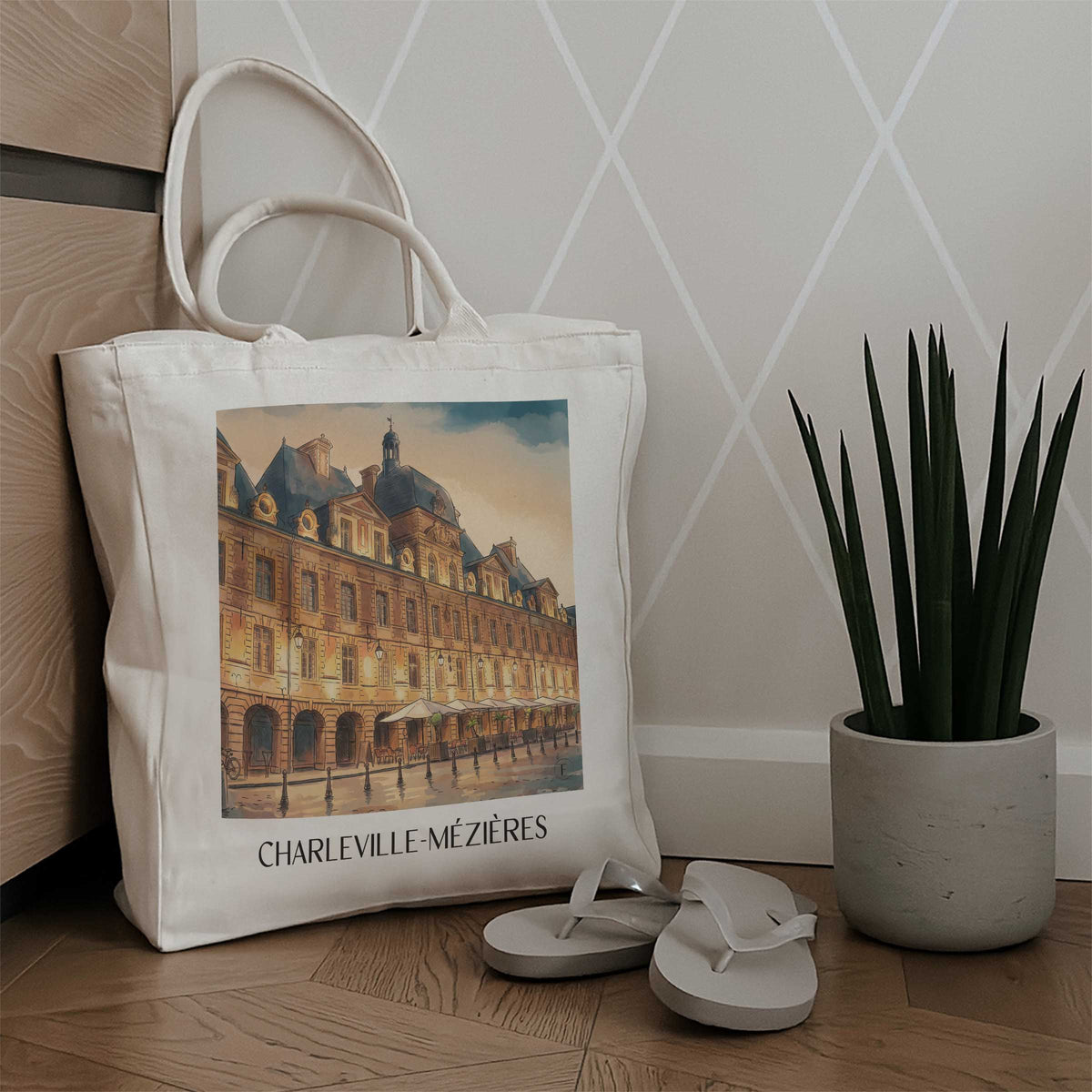charleville-mézières-ardennes-frankreich-einkaufstasche-aquarell