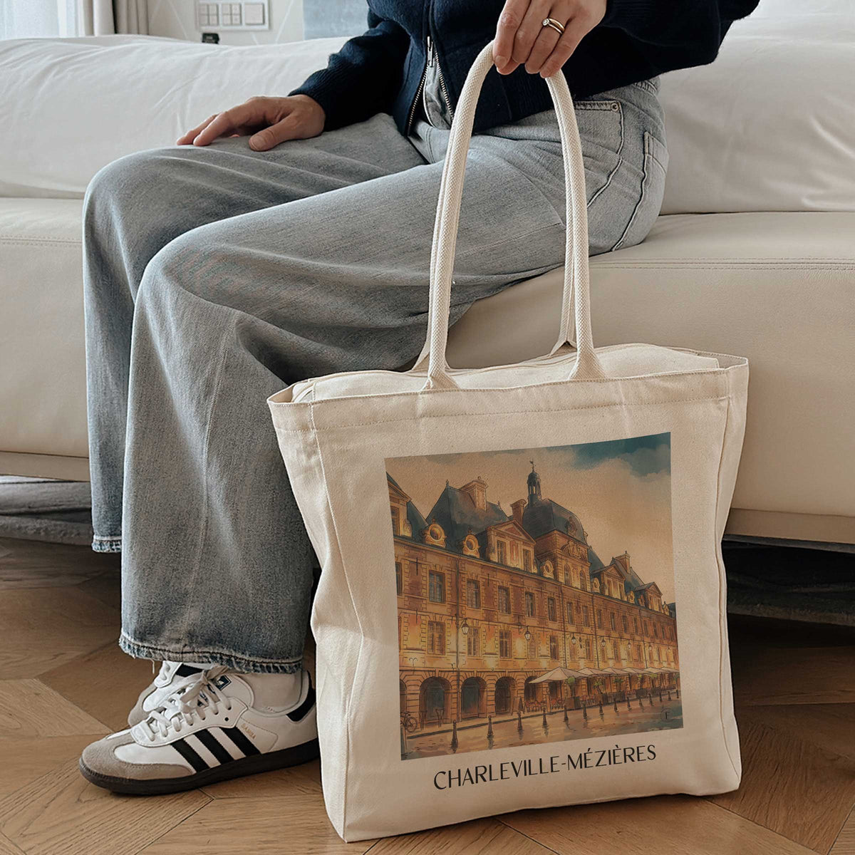 charleville-mézières-ardennes-frankreich-einkaufstasche-aquarell