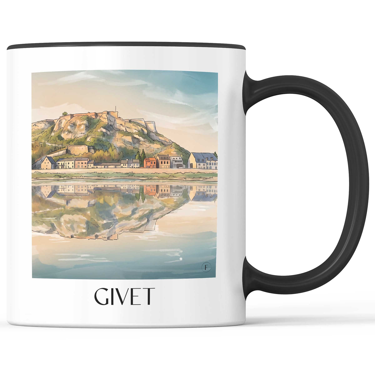 givet-ardennes-frankreich-kaffeebecher-aquarell
