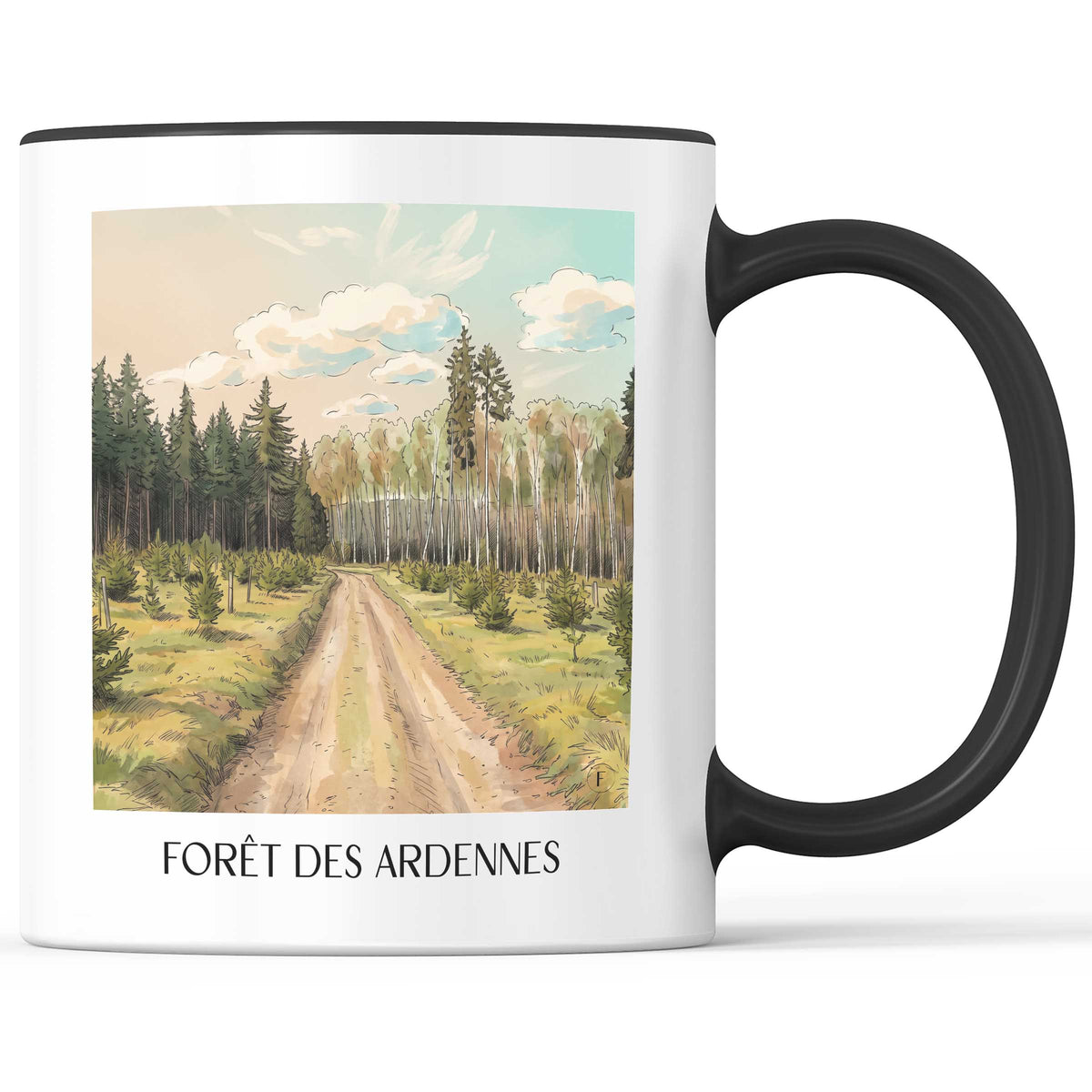 forêt-des-ardennes-ardennes-frankreich-kaffeebecher-aquarell