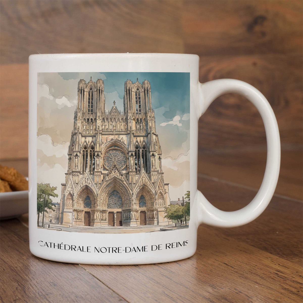 cathédrale-notre-dame-reims-frankreich-kaffeebecher-aquarell
