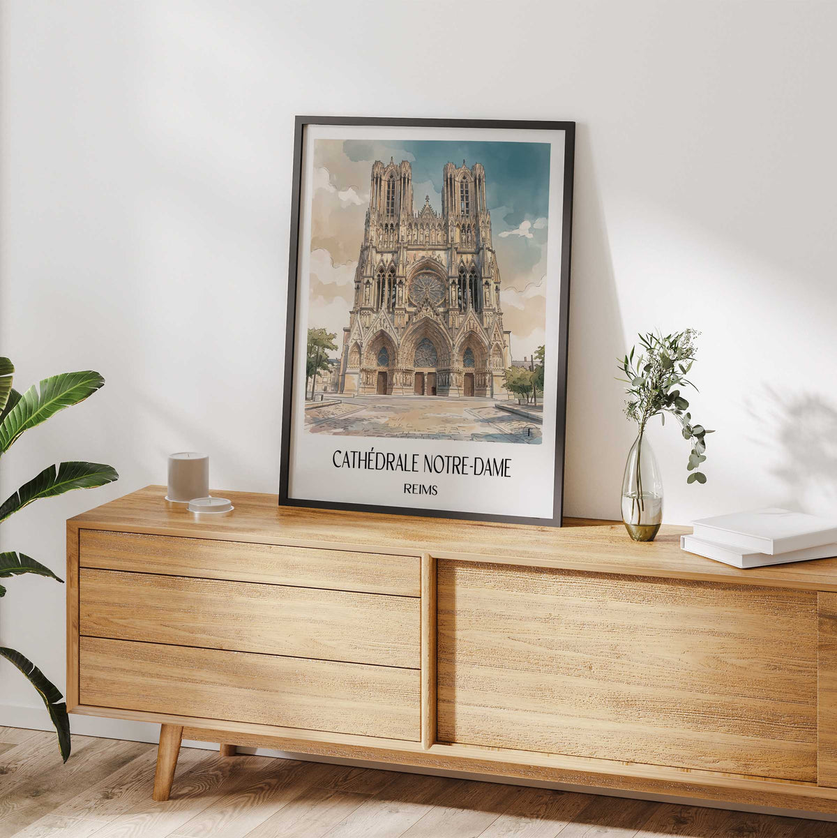 cathédrale-notre-dame-reims-frankreich-poster-aquarell