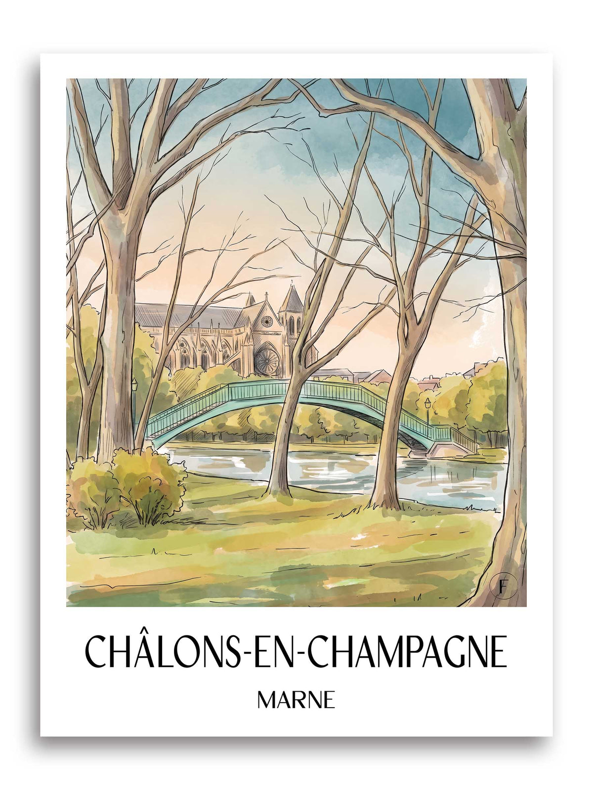 châlons-en-champagne-marne-frankreich-poster-aquarell