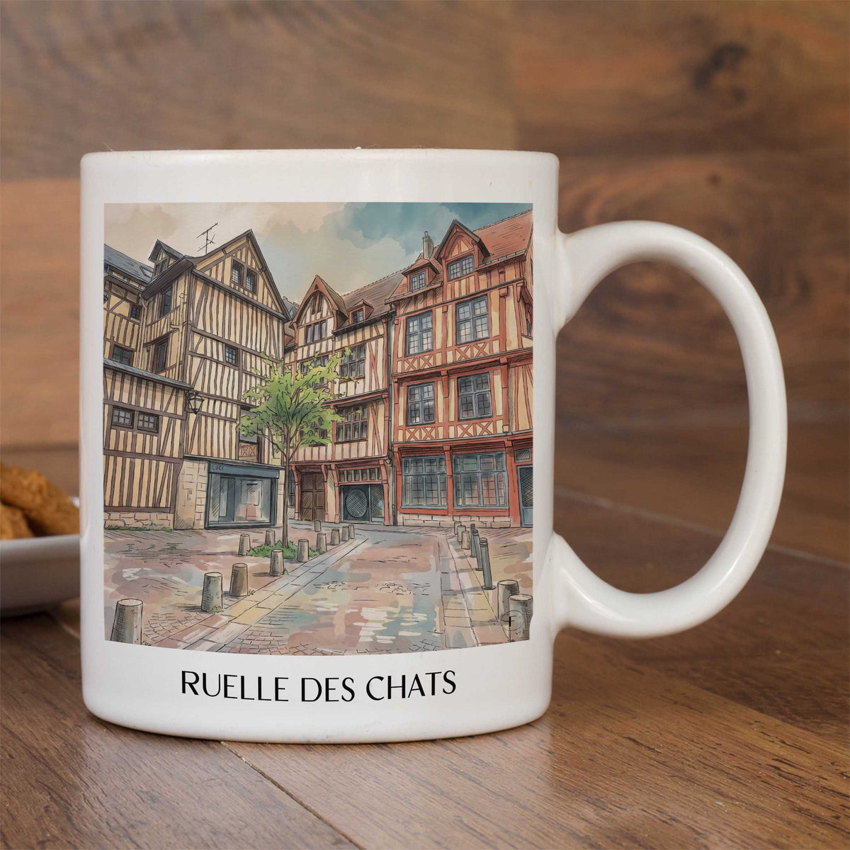 ruelle-des-chats-troyes-frankreich-kaffeebecher-aquarell
