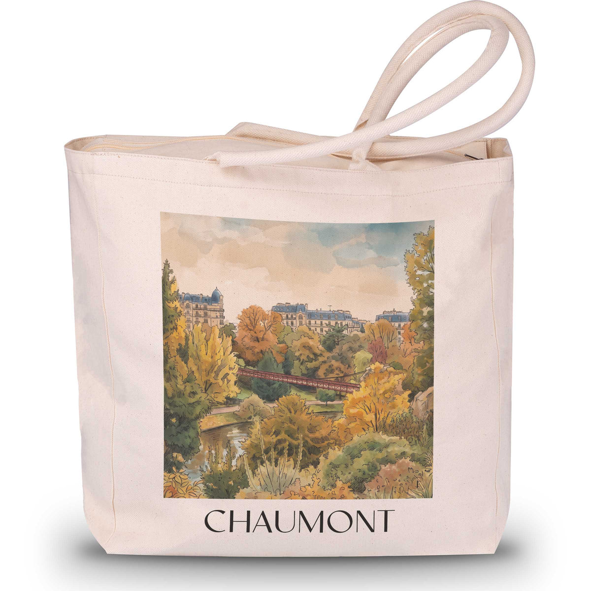 Chaumont Shopping Tasche - Haute-Marne - Frankreich Tote Bag - Einkaufstasche im Aquarell Stil