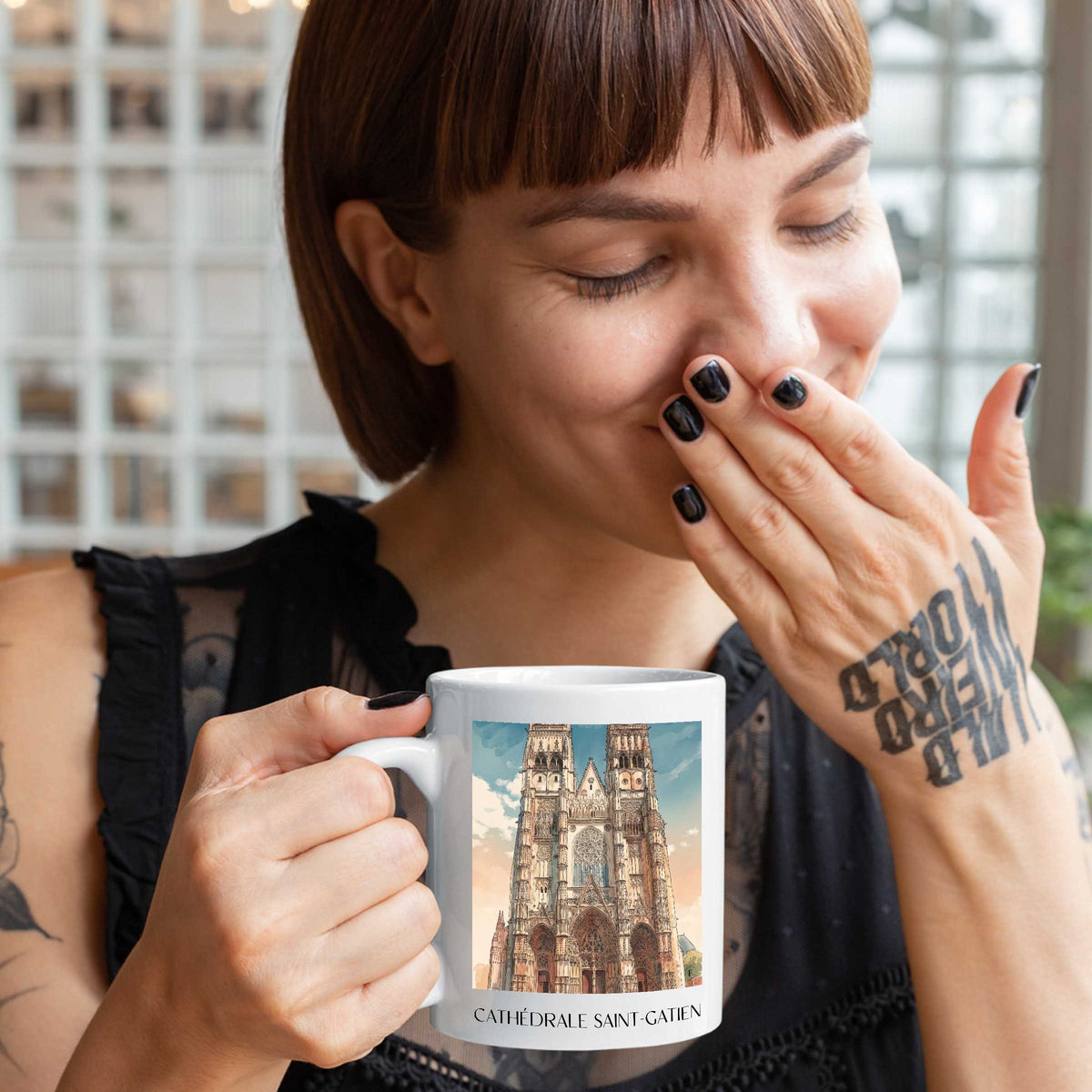 cathédrale-saint-gatien-tours-frankreich-kaffeebecher-aquarell
