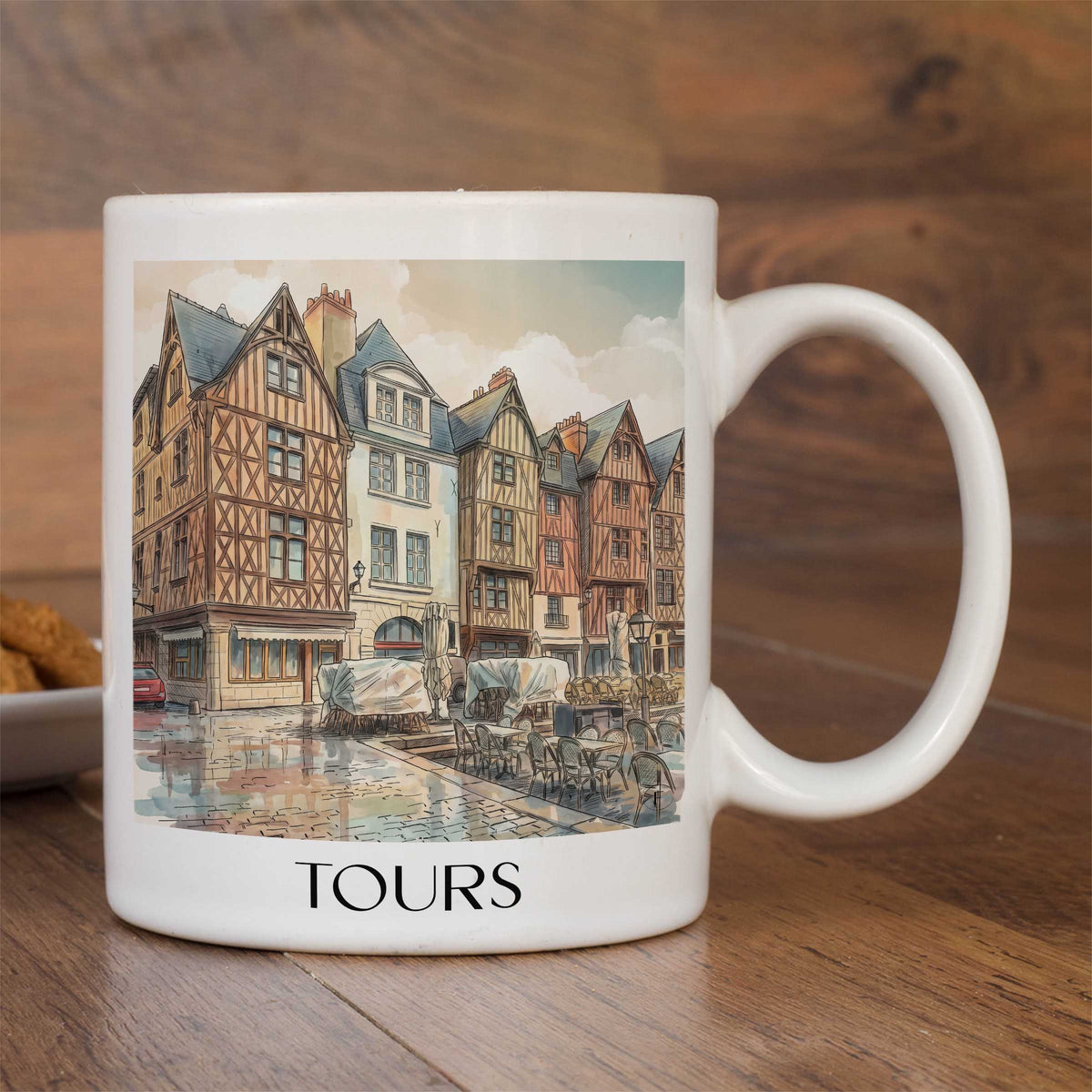 tours-val-de-loire-frankreich-kaffeebecher-aquarell