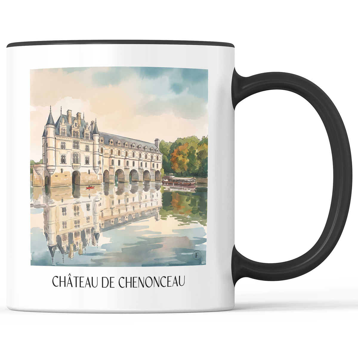 château-de-chenonceau-val-de-loire-frankreich-kaffeebecher-aquarell