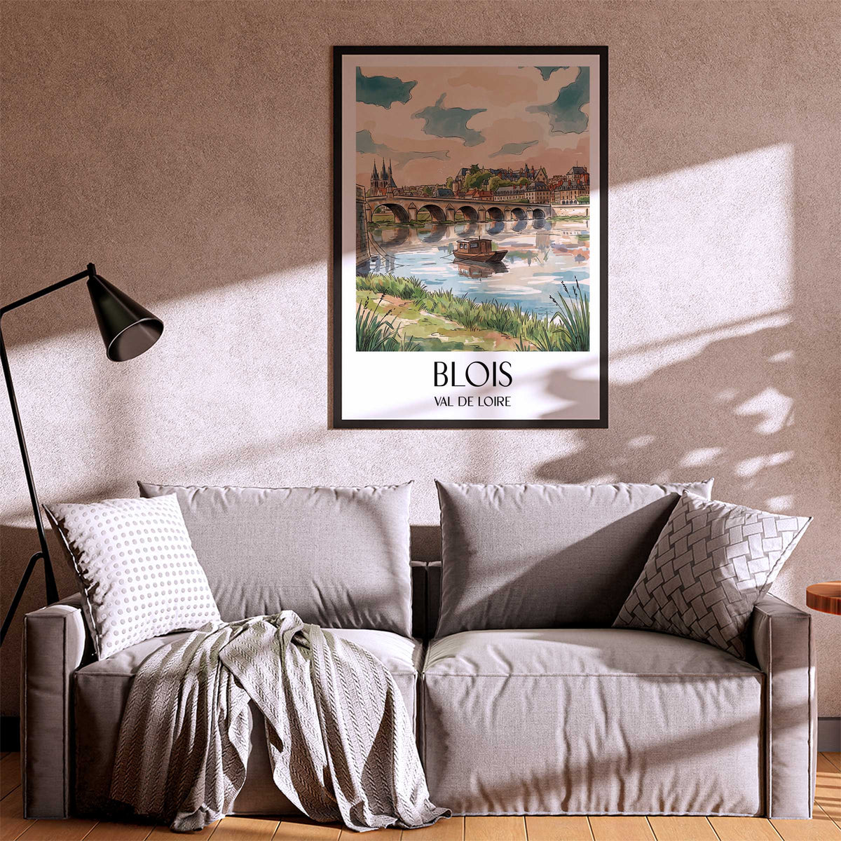 blois-val-de-loire-frankreich-poster-aquarell