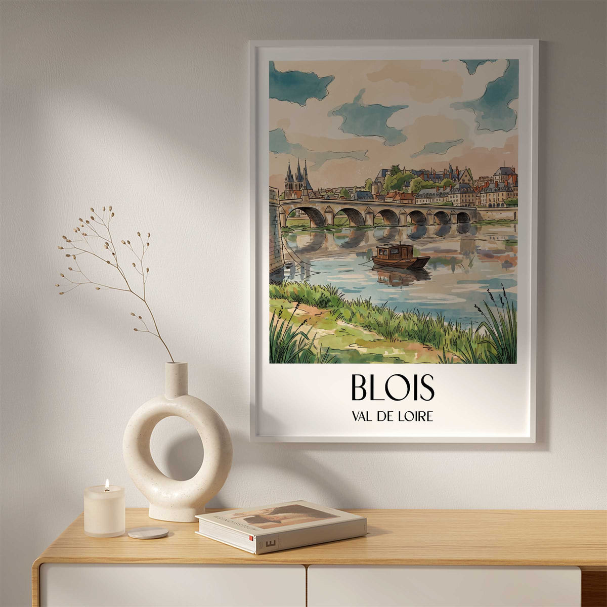 blois-val-de-loire-frankreich-poster-aquarell