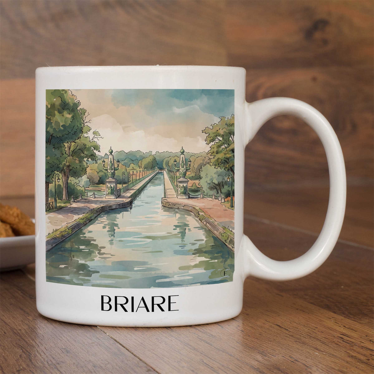 briare-val-de-loire-frankreich-kaffeebecher-aquarell