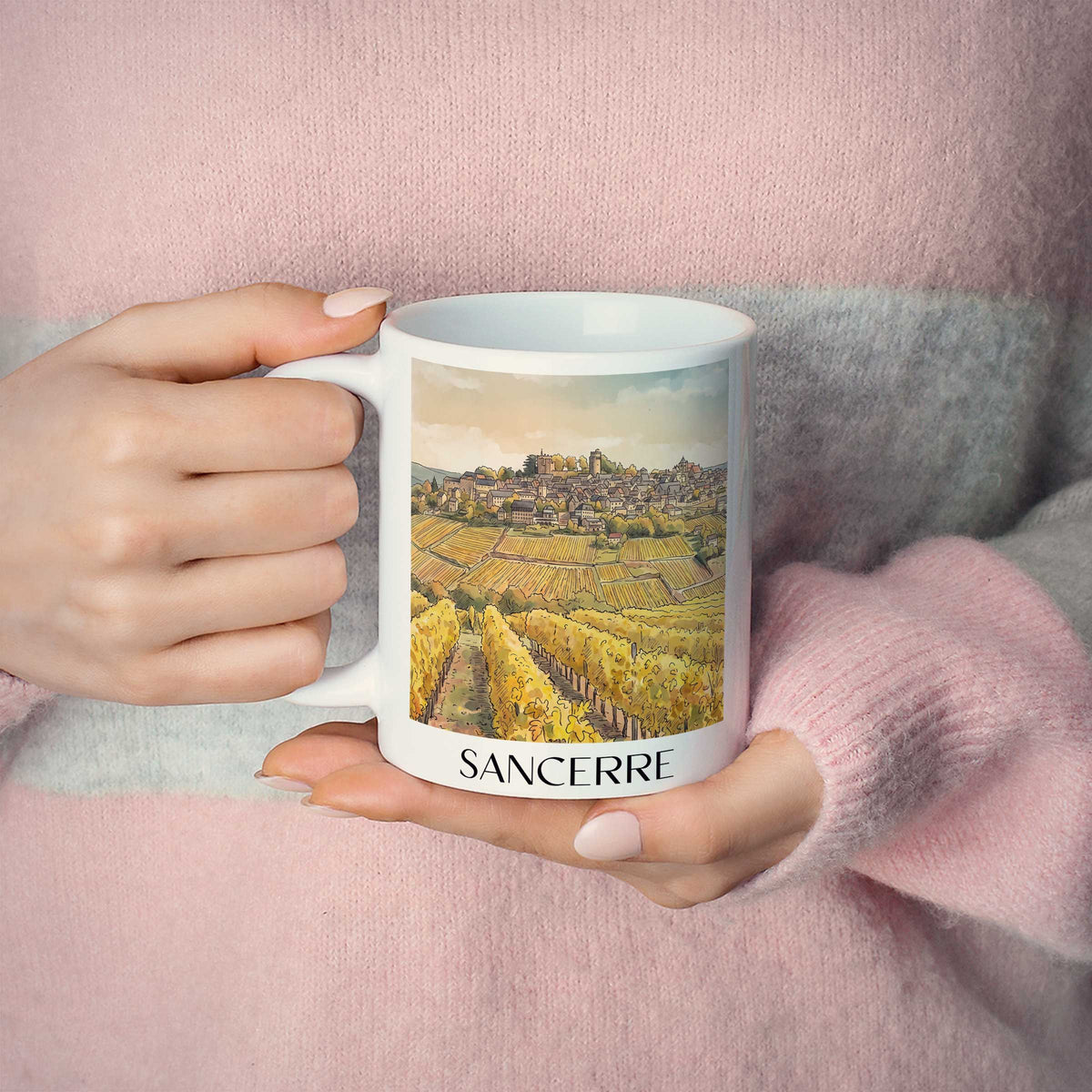 sancerre-val-de-loire-frankreich-kaffeebecher-aquarell