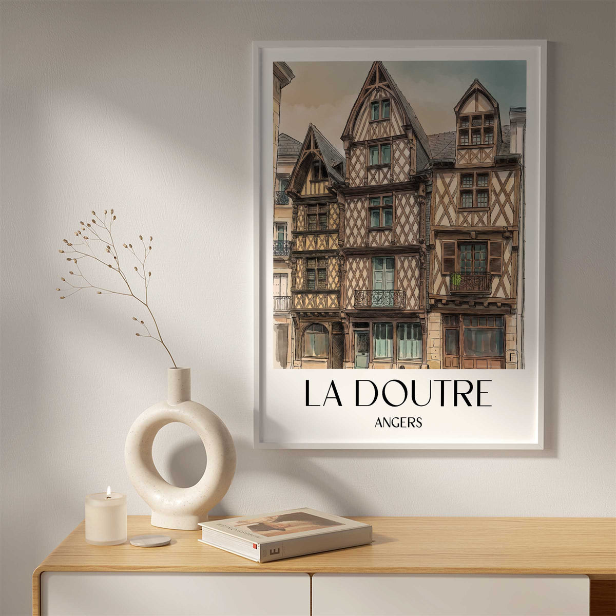 la-doutre-angers-frankreich-poster-aquarell