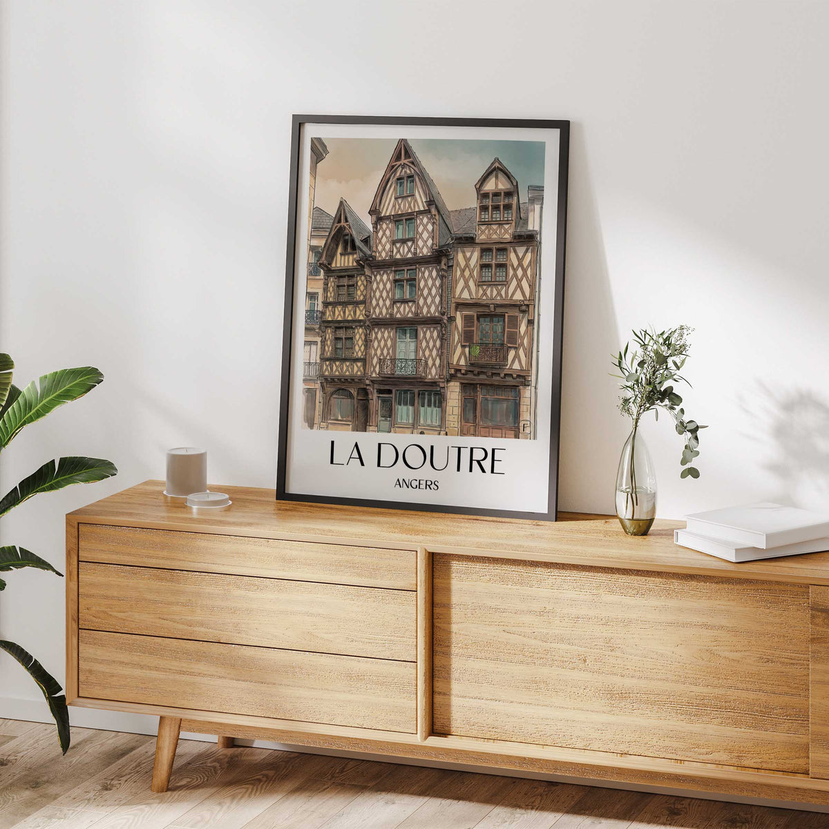 la-doutre-angers-frankreich-poster-aquarell