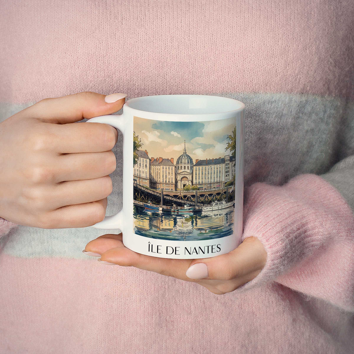 île-de-nantes-pays-de-la-loire-frankreich-kaffeebecher-aquarell