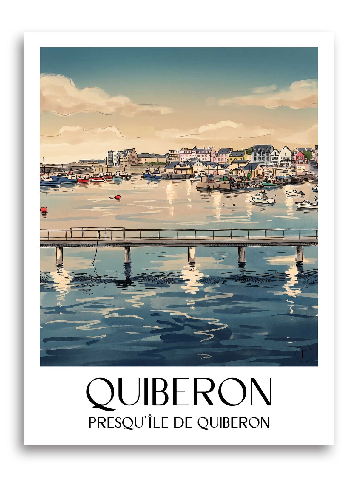 quiberon-presqu'île-de-quiberon-frankreich-poster-aquarell