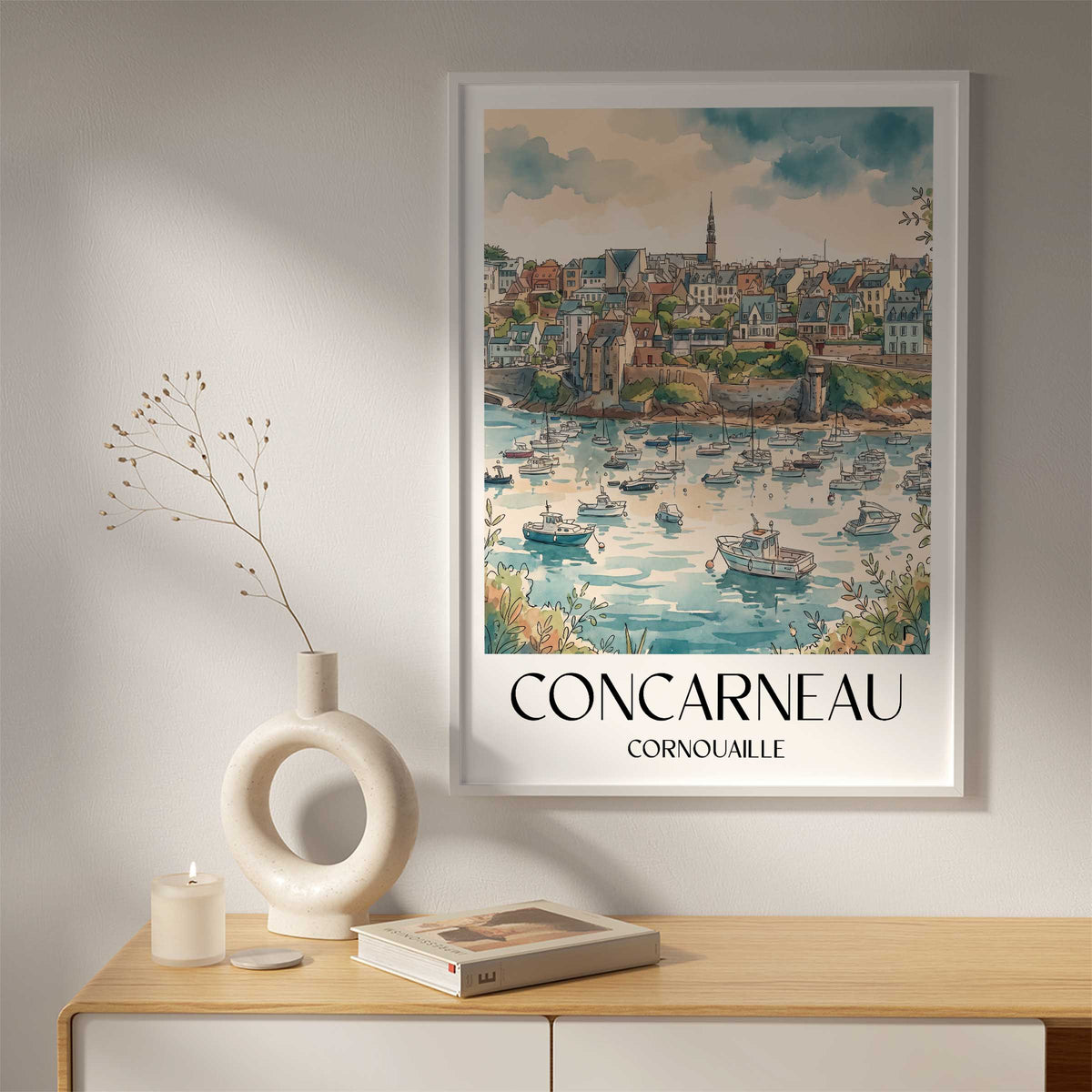 concarneau-cornouaille-frankreich-poster-aquarell