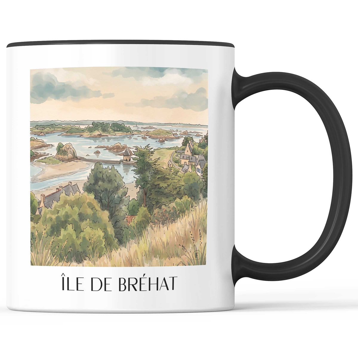 île-de-bréhat-côte-de-granit-rose-frankreich-kaffeebecher-aquarell