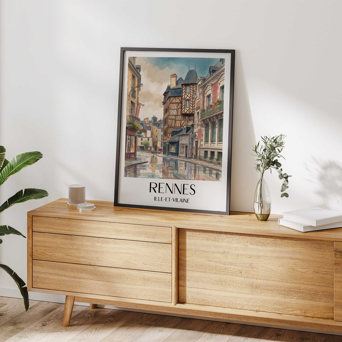 rennes-ille-et-vilaine-frankreich-poster-aquarell