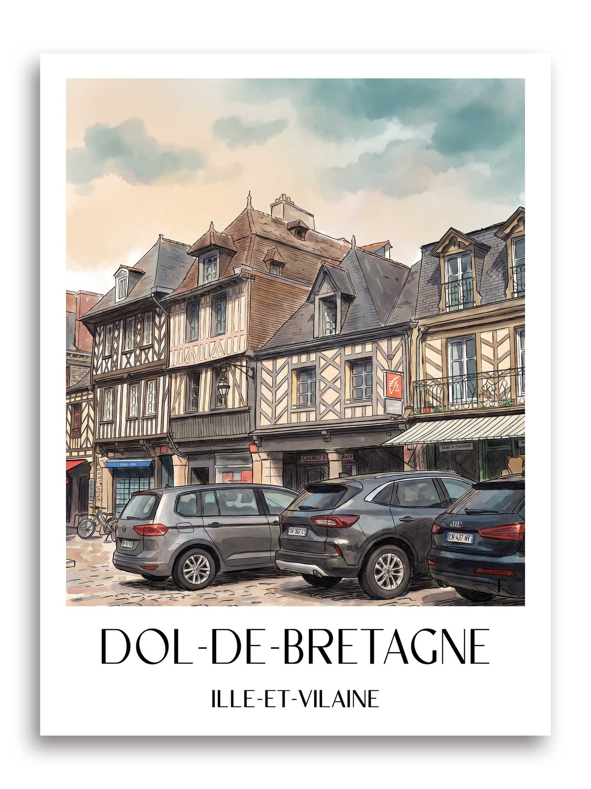 dol-de-bretagne-ille-et-vilaine-frankreich-poster-aquarell