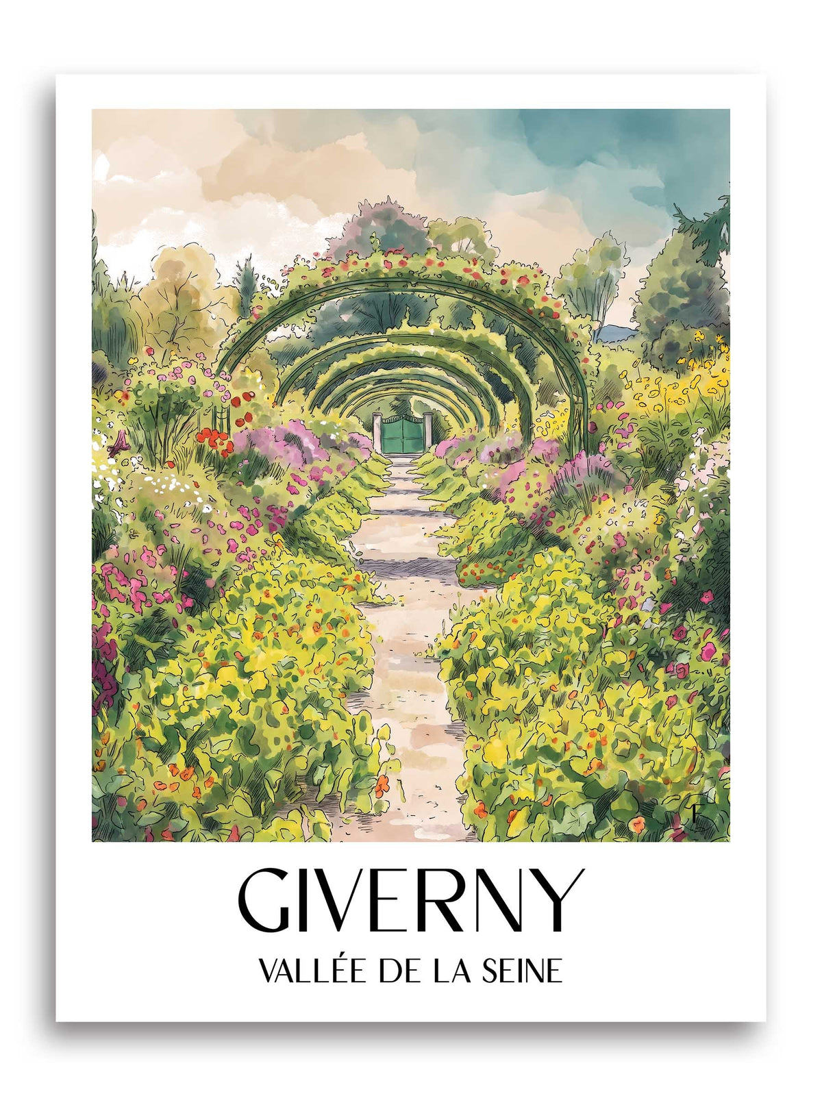 giverny-vallée-de-la-seine-frankreich-poster-aquarell