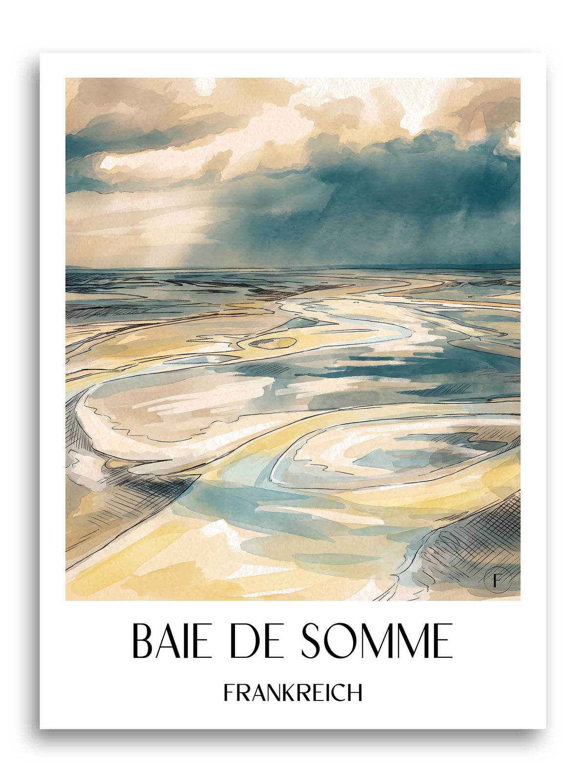 baie-de-somme-frankreich-frankreich-poster-aquarell