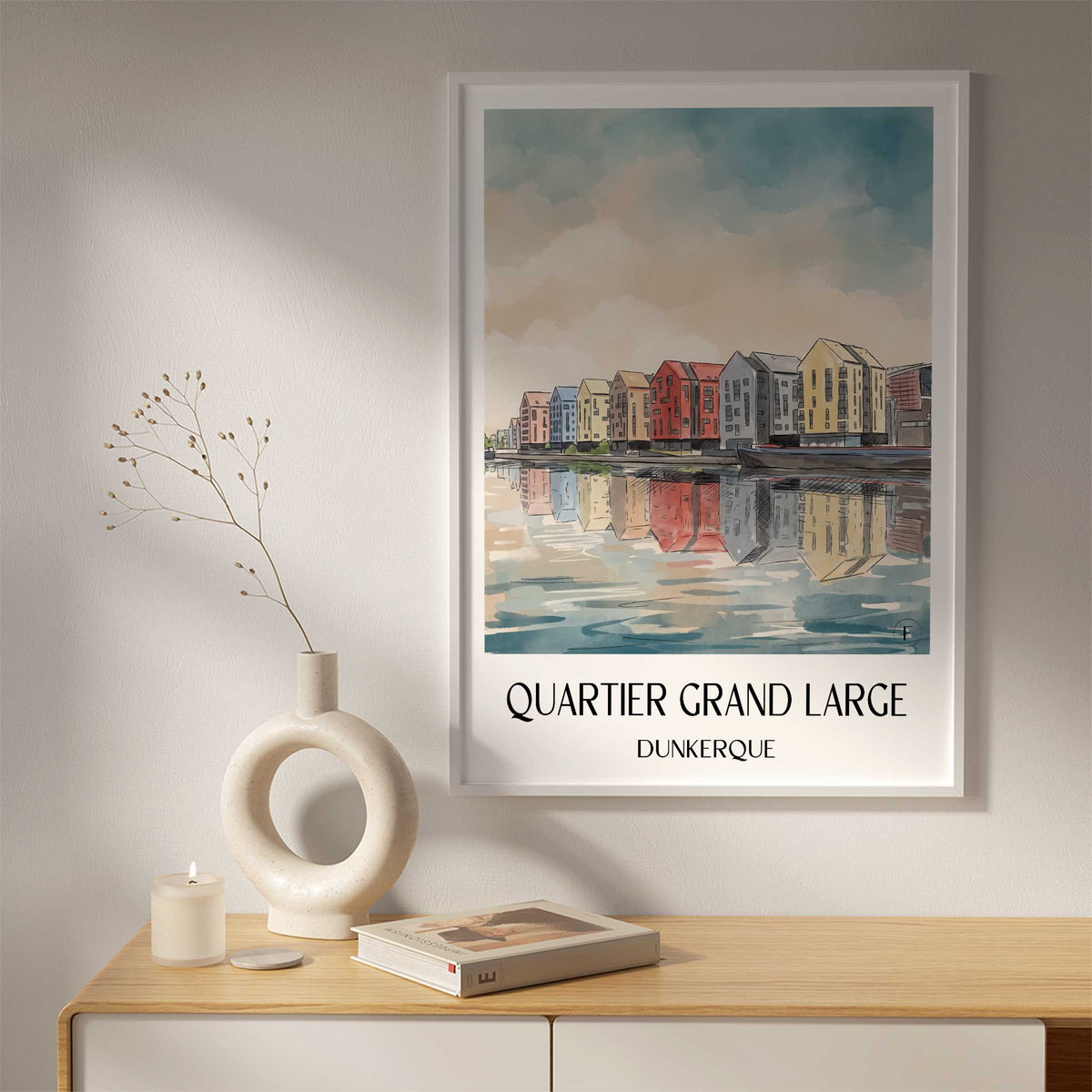 quartier-grand-large-dunkerque-frankreich-poster-aquarell