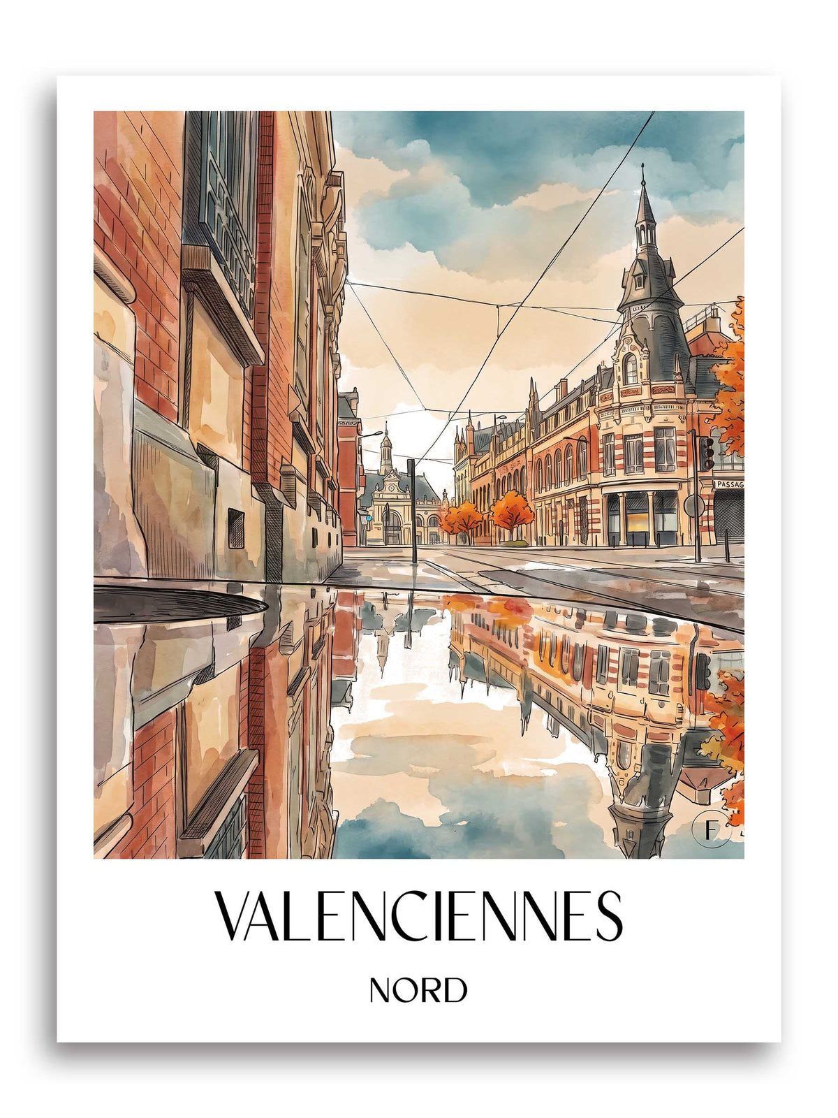valenciennes-nord-frankreich-poster-aquarell
