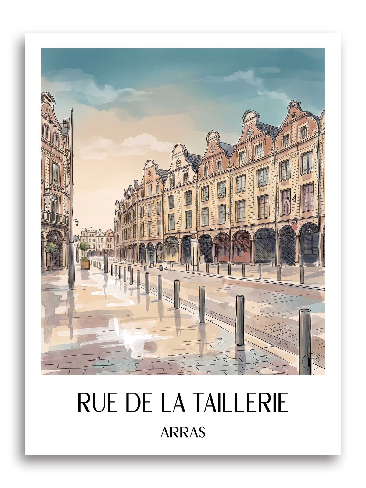 rue-de-la-taillerie-arras-frankreich-poster-aquarell