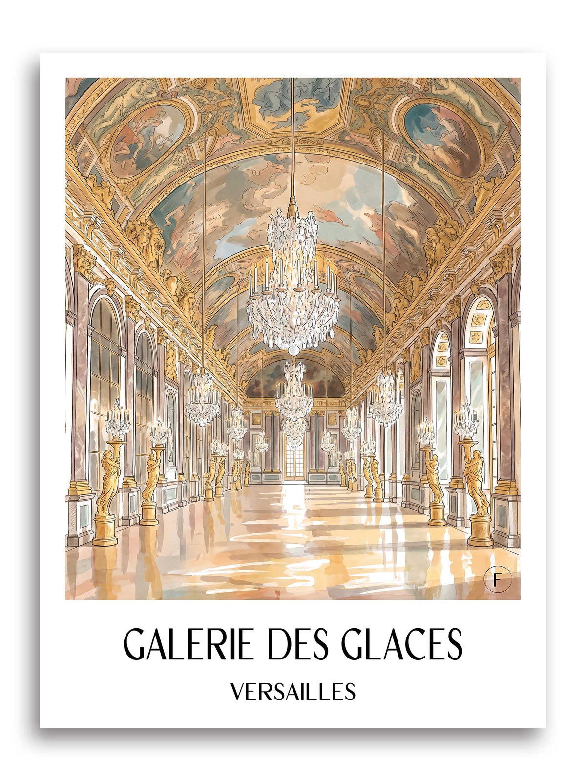 galerie-des-glaces-versailles-frankreich-poster-aquarell