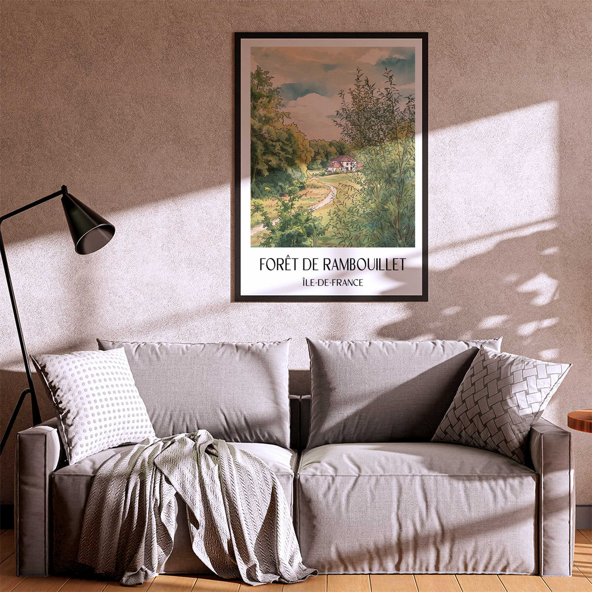 forêt-de-rambouillet-île-de-france-frankreich-poster-aquarell