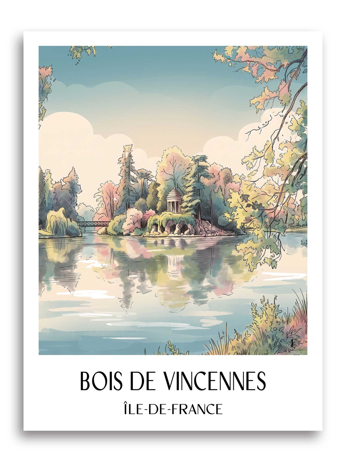 bois-de-vincennes-île-de-france-frankreich-poster-aquarell