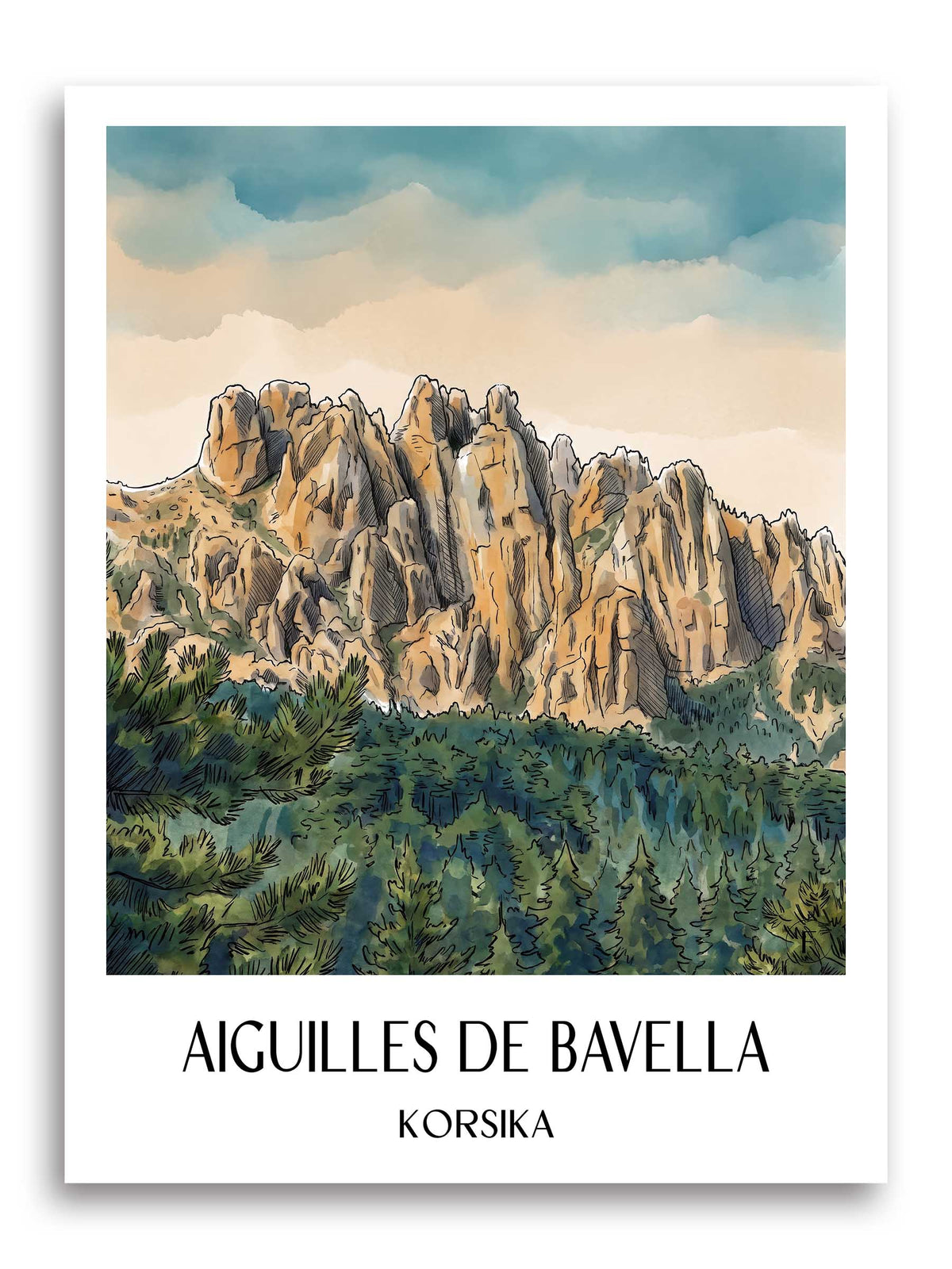 aiguilles-de-bavella-korsika-frankreich-poster-aquarell