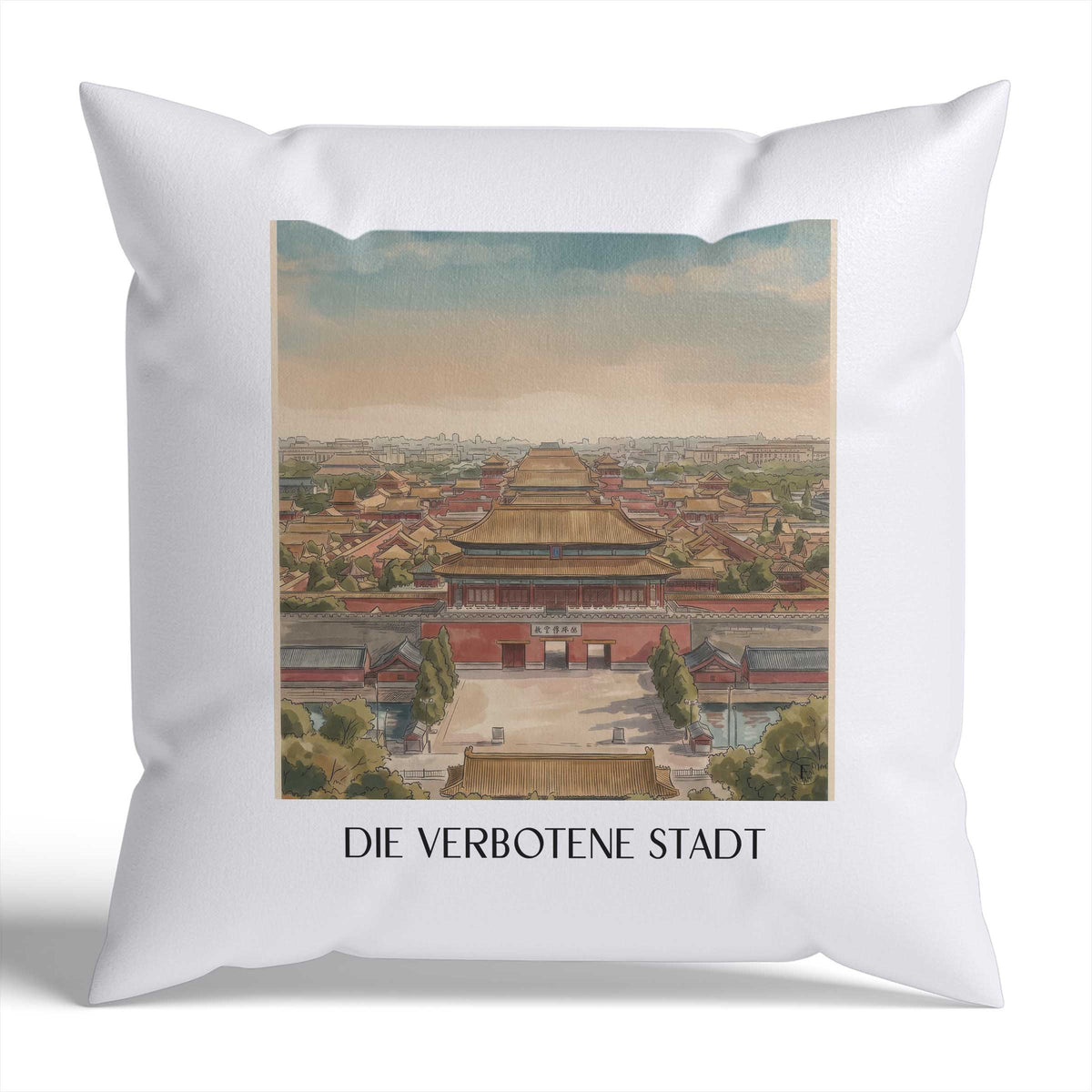 die-verbotene-stadt-china-china-kissenbezug-aquarell