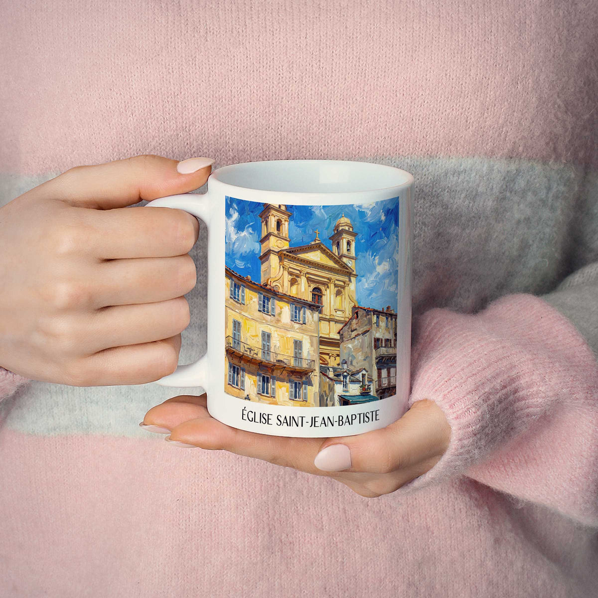 église-saint-jean-baptiste-bastia-frankreich-kaffeebecher-oil-painting-oelgemaelde