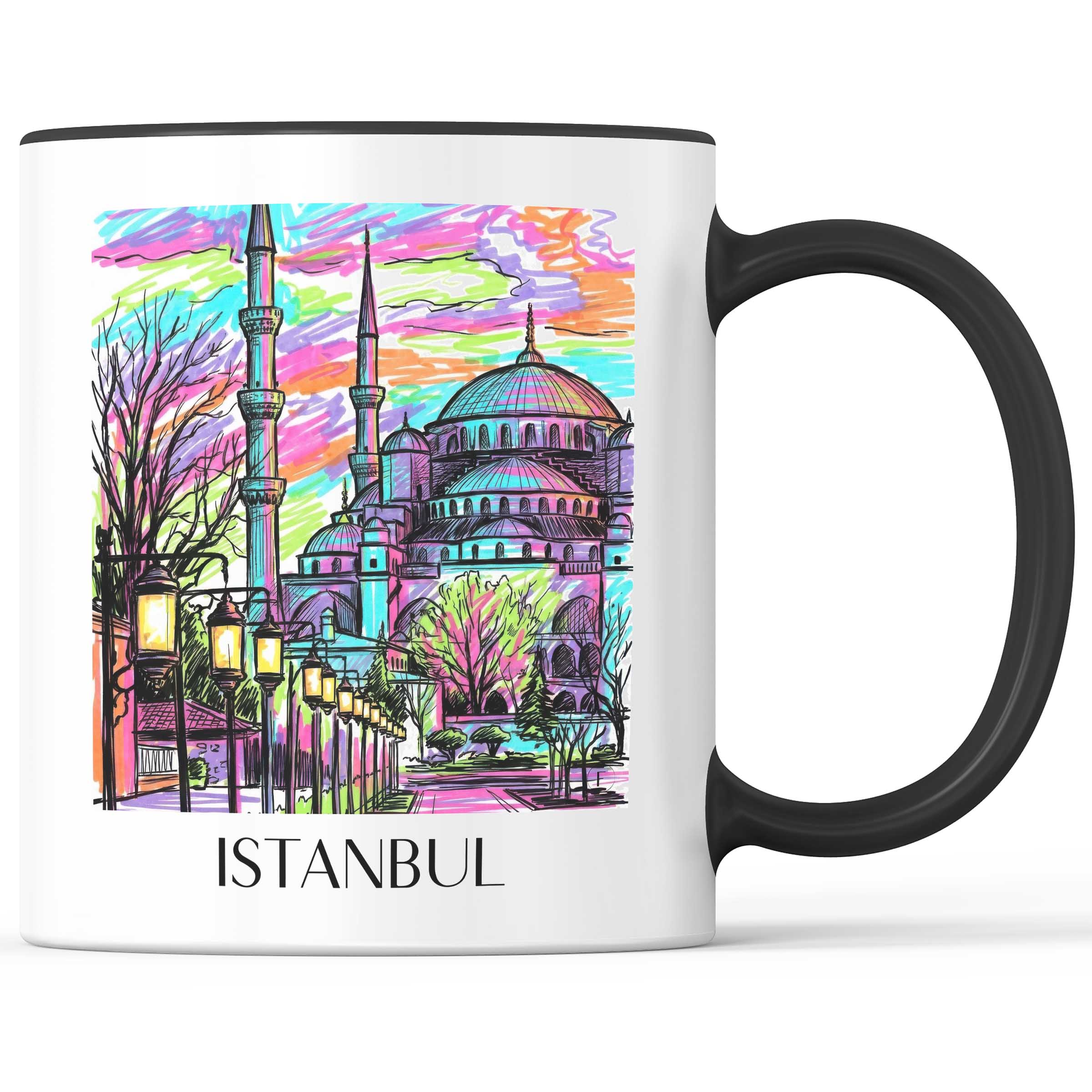 Istanbul - Türkei Becher - Kaffeetasse im Tag Graffiti Stil