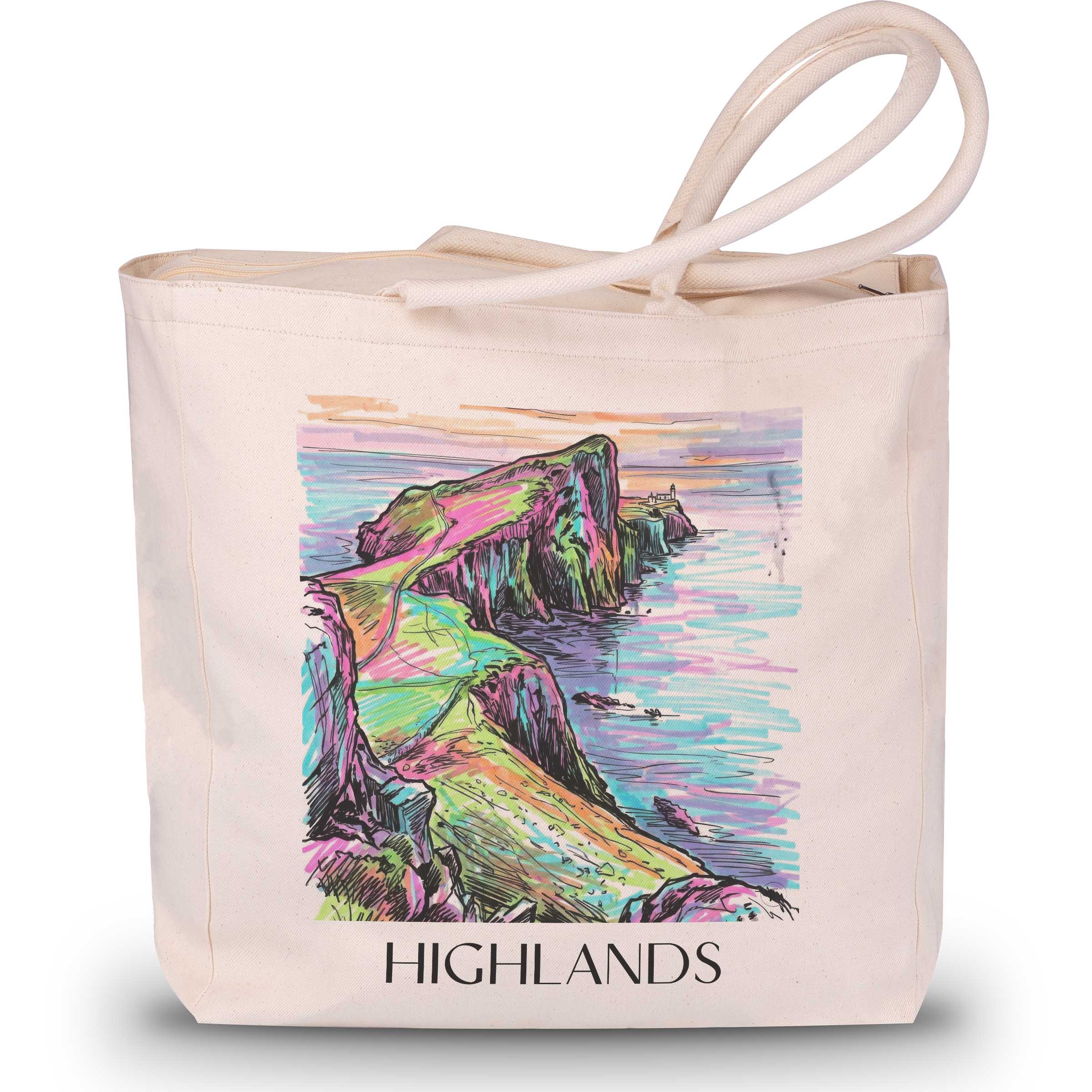 highlands-schottland-einkaufstasche-graffiti