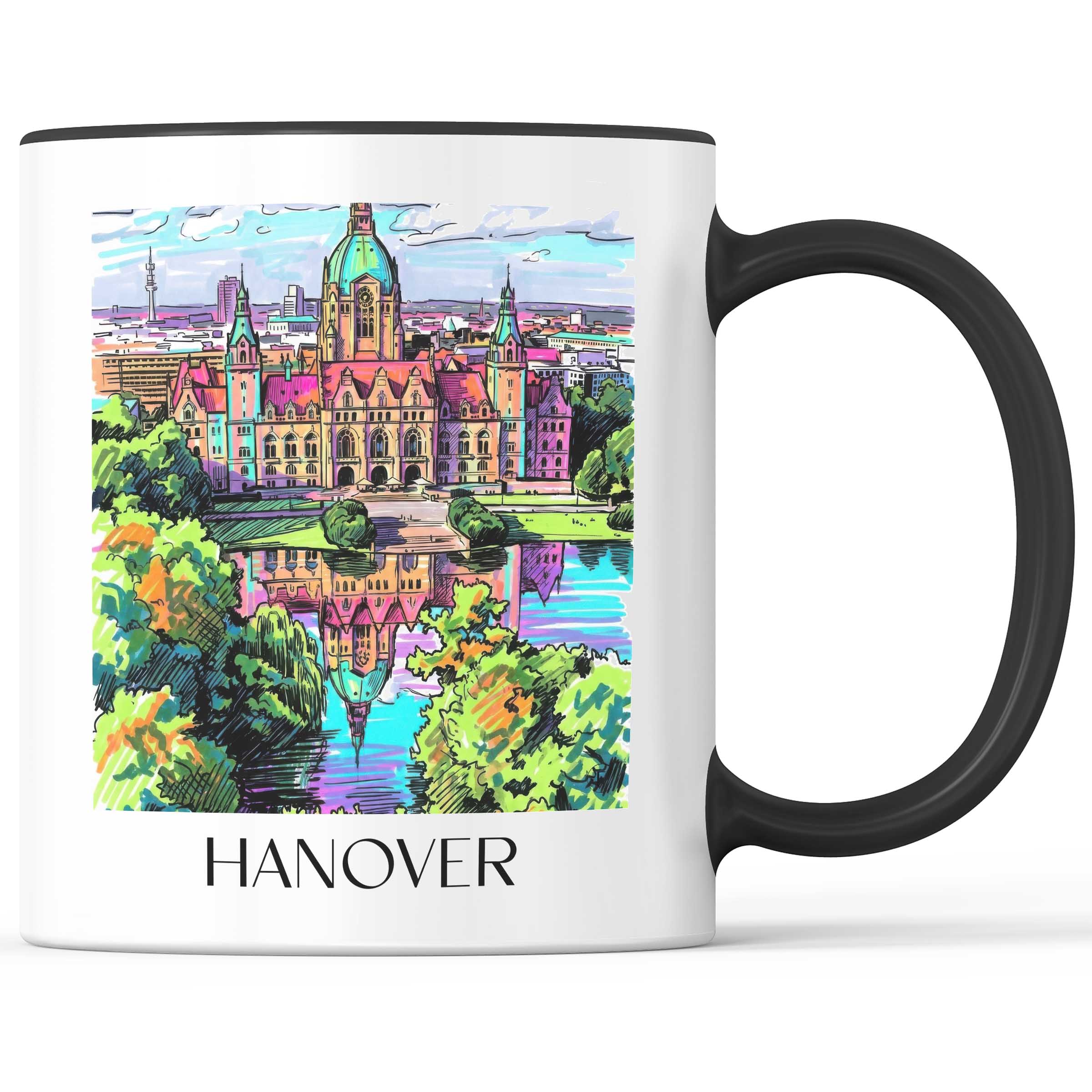 Hannover - Deutschland Becher - Kaffeetasse im Tag Graffiti Stil