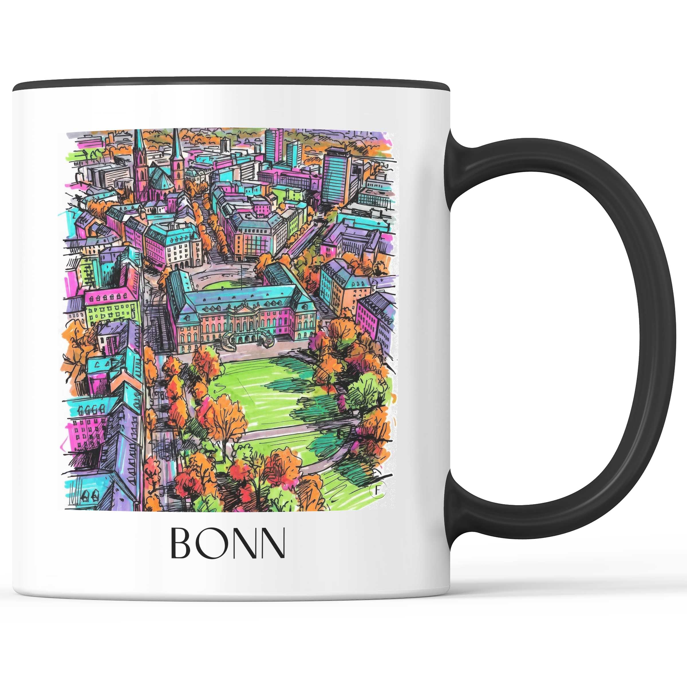Bonn - Deutschland Becher - Kaffeetasse im Tag Graffiti Stil