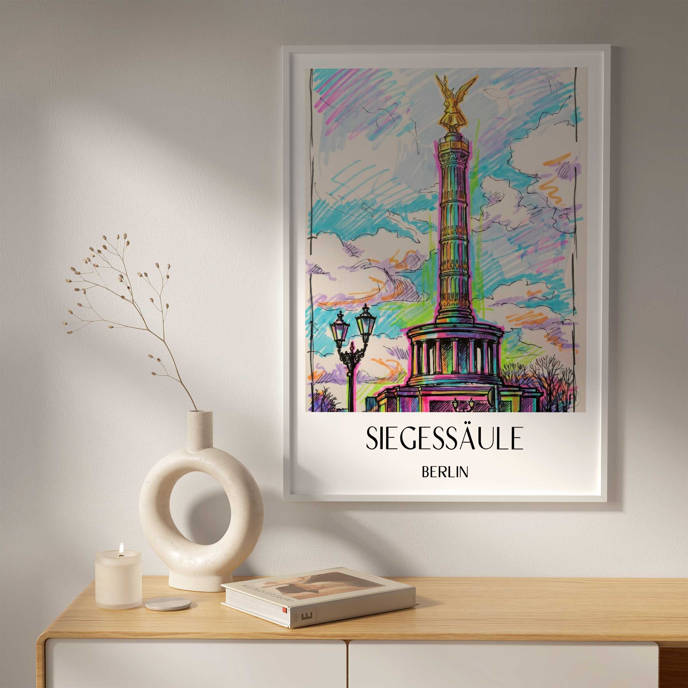 siegessäule-berlin-deutschland-poster-graffiti