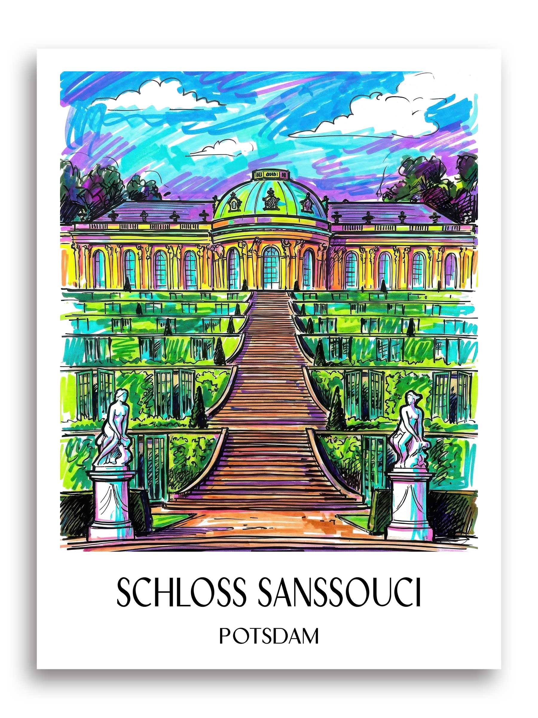 schloss-sanssouci-potsdam-deutschland-poster-graffiti