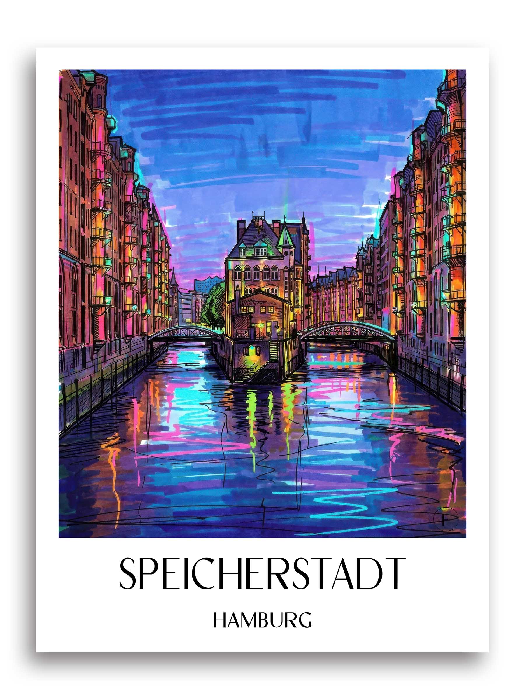 speicherstadt-hamburg-deutschland-poster-graffiti