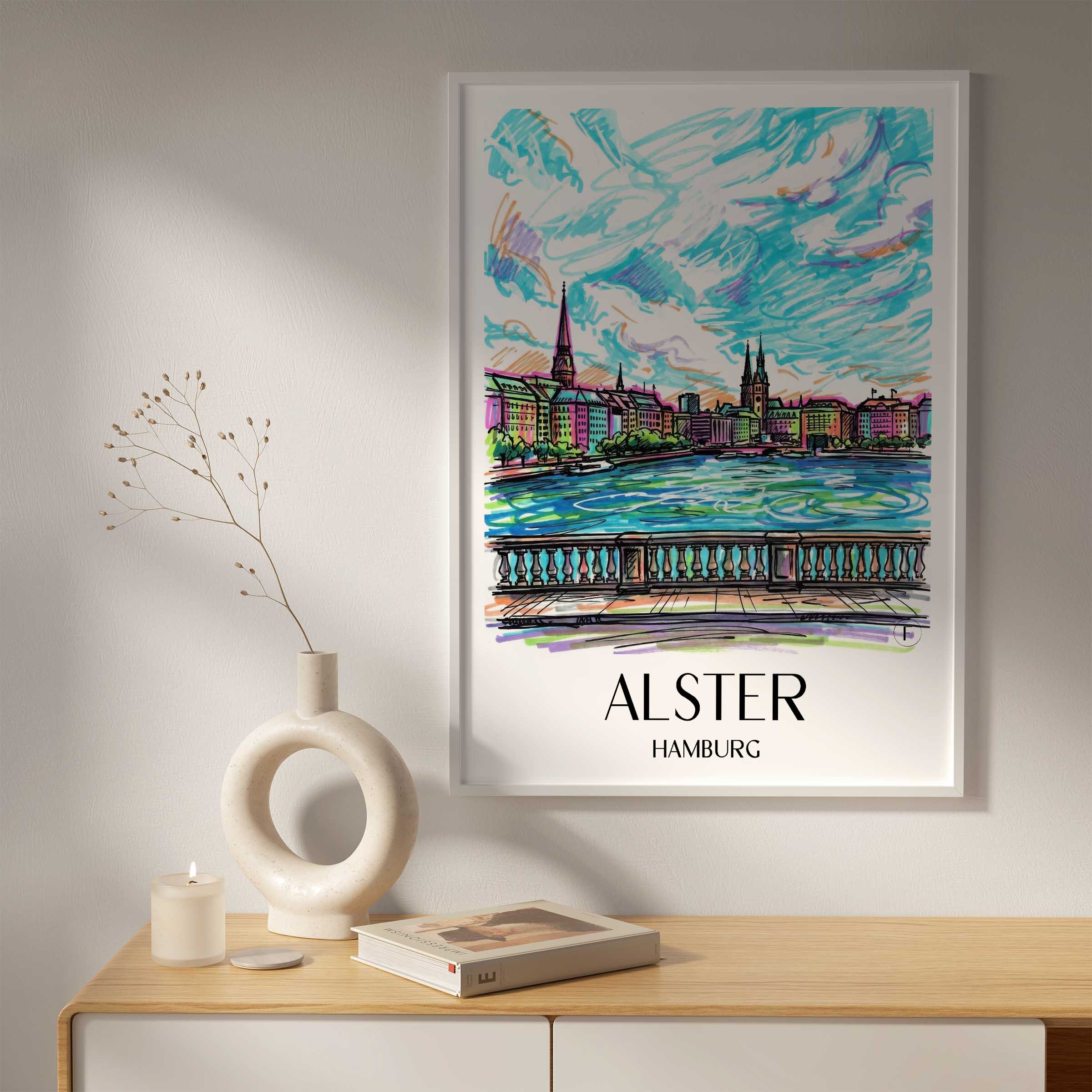 alster-hamburg-deutschland-poster-graffiti