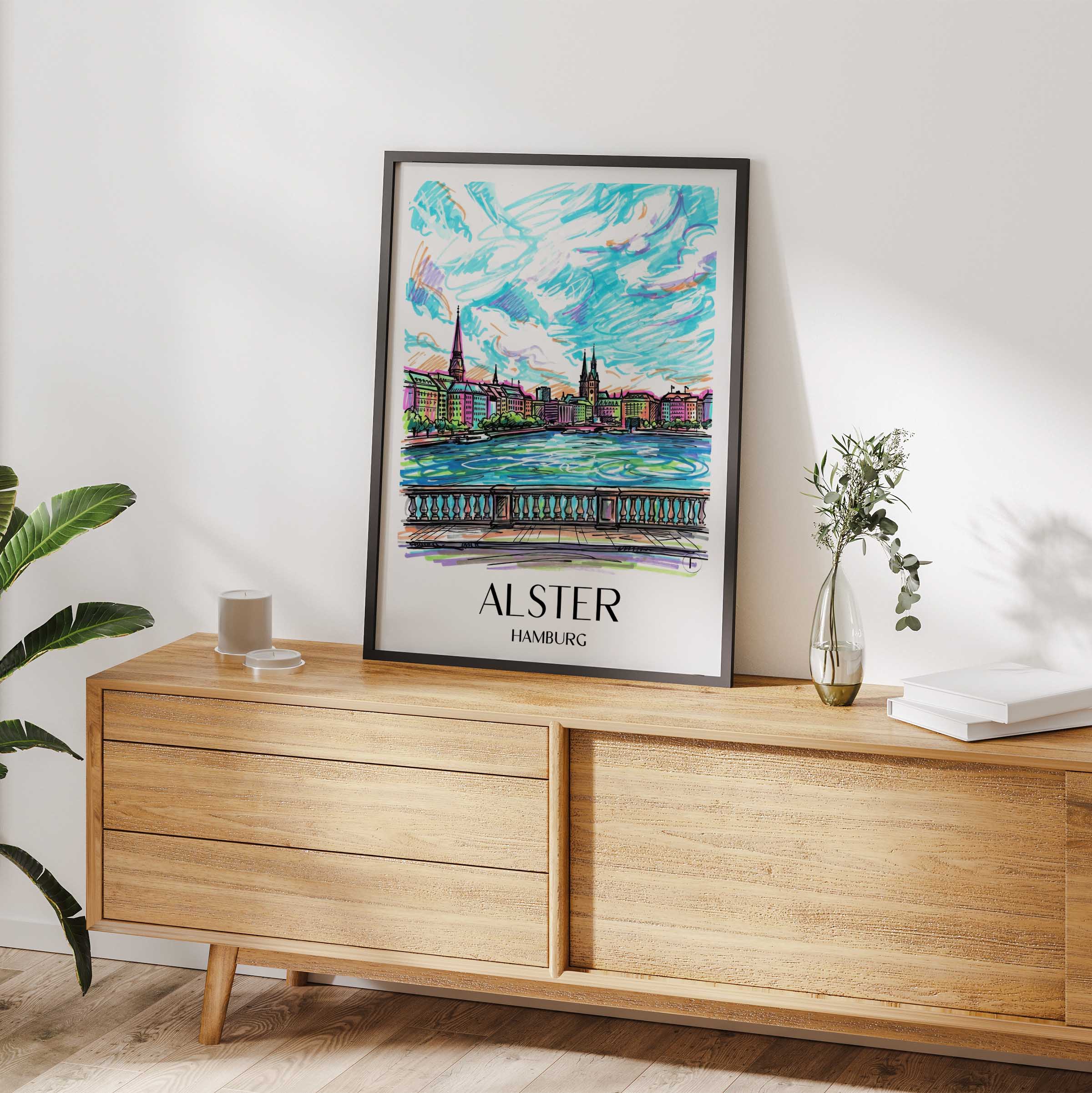 alster-hamburg-deutschland-poster-graffiti